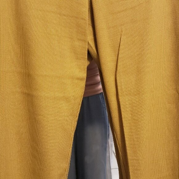 Jones New York Yellow with White Pin Stripe Pants Slacks Trousers Size 18W - Picture 3 of 6
